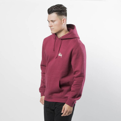 Bluza Stussy Basic Stussy Hood wine