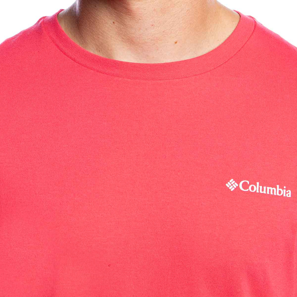 Koszulka Columbia North Cascades Short Sleeve Tee różowa