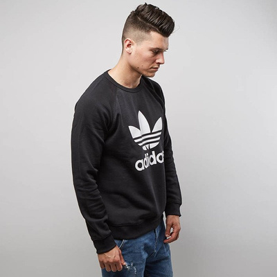 Adidas Originals Sweatshirt Trefoil Crewneck black AY7791