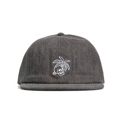 Cayler & Sons Skull Palm Strapback Cap grey