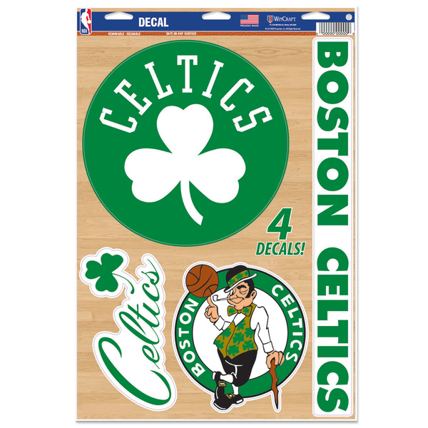 Naklejka WinCraft NBA Multi-Use Decal 11x17 Boston Celtics