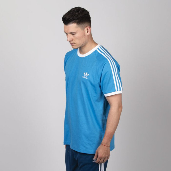 Koszulka Adidas Originals 3-Stripes Tee shock cyan