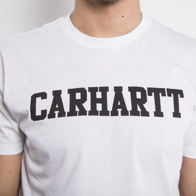 Carhartt WIP koszulka t-shirt College LT white / black