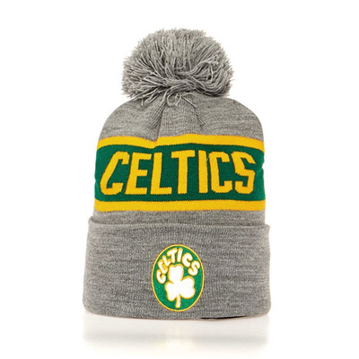 Mitchell & Ness Boston Celtics Beanie grey/green Team Tone Knit