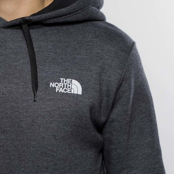 Bluza The North Face Seasonal Drew Peak Pullover Hoodie dark grey heather / silver T92TUVWQL