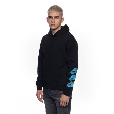 Sweatshirt Nike SB Icon PO Hoodie Tripe Stack black