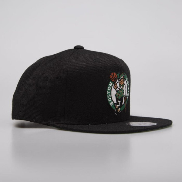 Mitchell & Ness czapka snapback Boston Celtics black Wool Solid Snapback