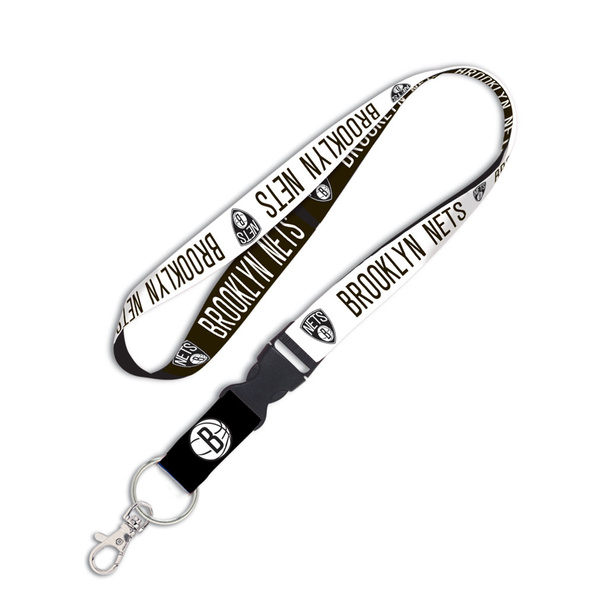 Smycz WinCraft NBA Lanyard w/detachable buckle 1" Brooklyn Nets