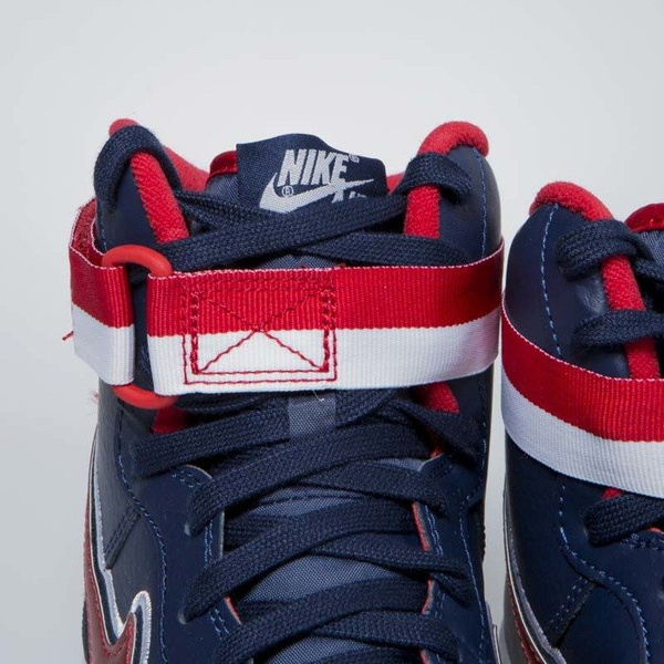 Sneakers buty Nike Air Force 1 High '07 LV8 Sport midnight navy/university red (AV3938-400)