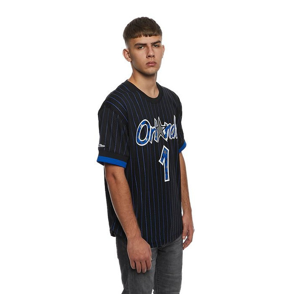 Koszulka Mitchell & Ness Orlando Magic #1 Penny Hardaway black Name & Number Mesh Crewneck