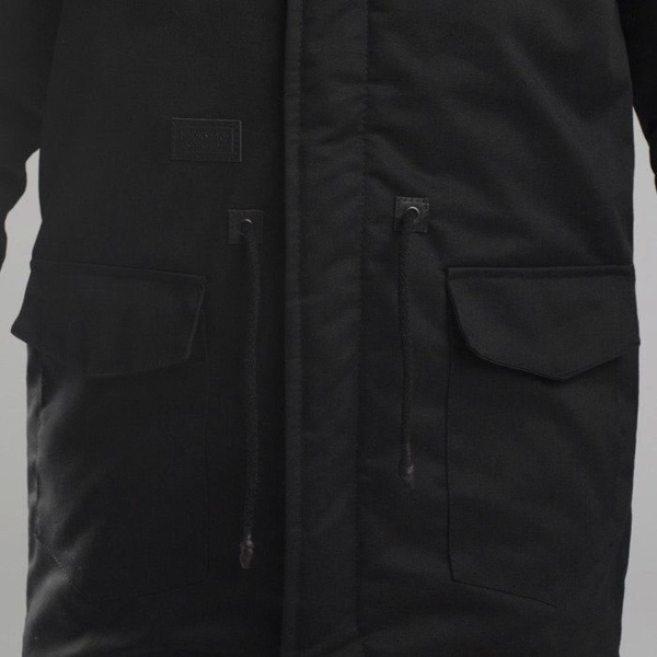 Backyard Cartel kurtka jacket Parka Long khaki / black