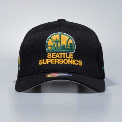 Mitchell & Ness cap snapback Seattle Supersonics black Eazy Flexfit 110