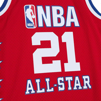Mitchell & Ness All Stars West #21 Tim Duncan Swingman Jersey red