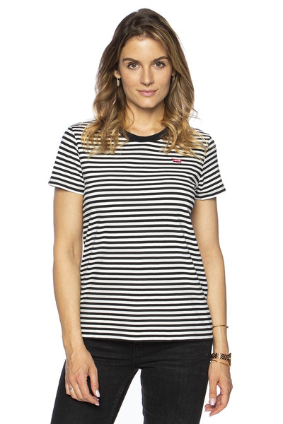 Koszulka damska Levi's Perfect Tee Raita Stripe czarna