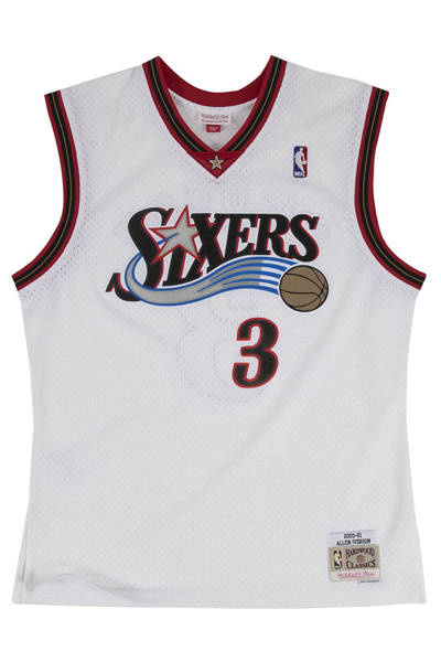 Koszulka Mitchell & Ness Philadelphia 76ers #3 Allen Iverson 00-01' Swingman Jersey biała
