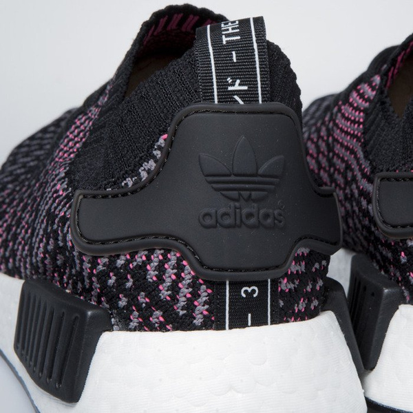 Sneakers buty Adidas Originals NMD_R1 STLT PK core black / grey four / solar pink CQ2386