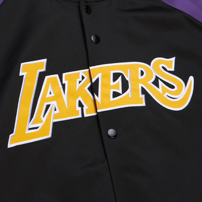 Mitchell & Ness Los Angeles Lakers NBA Lightweight Satin Jacket Vintage Magic Johnson black 