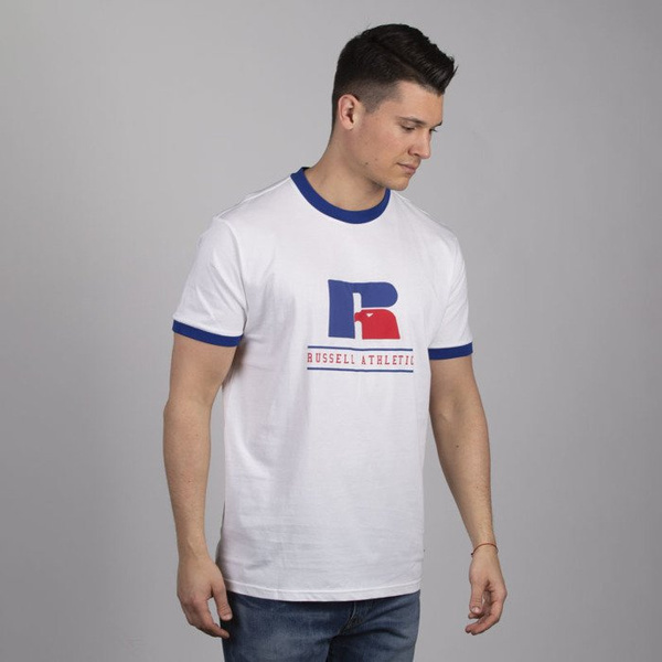 Koszulka Russell Athletic Ringer Tee white