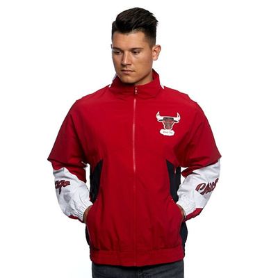 Kurtka Mitchell & Ness Chicago Bulls Midseason Windbreaker 2.0 red
