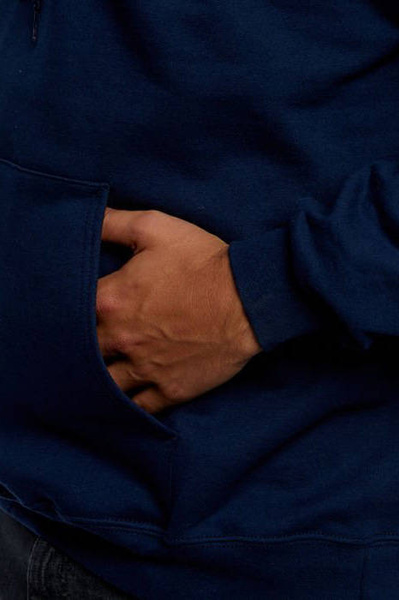 Bluza Thrasher Flame Logo Hoodie niebieska