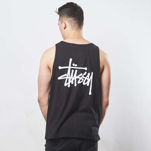 Stussy koszulka tank top Basic Stussy Tank black