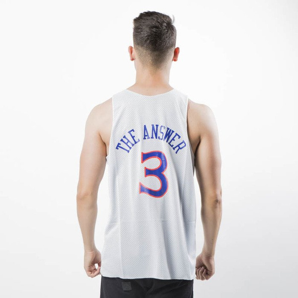 Mitchell & Ness Philadelphia 76ers Allen Iverson black / white Name / Number Reversible Mesh