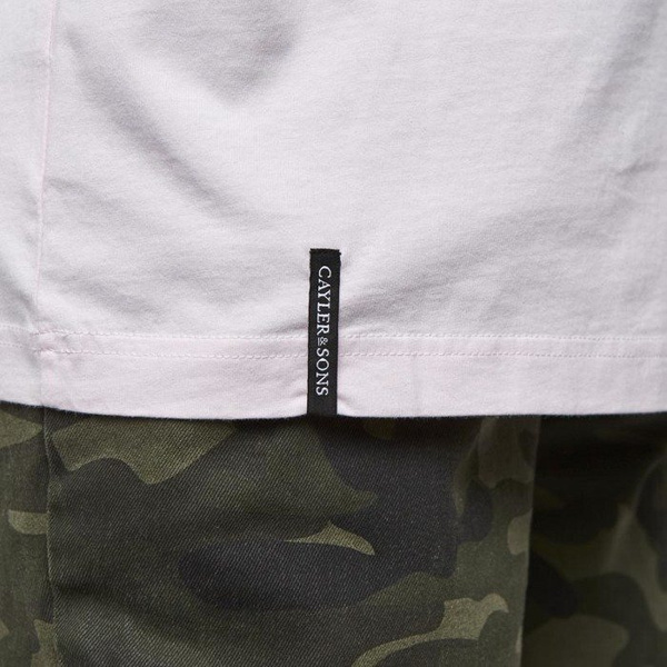 Cayler & Sons koszulka White Label La Fam Tee pale pink / camo