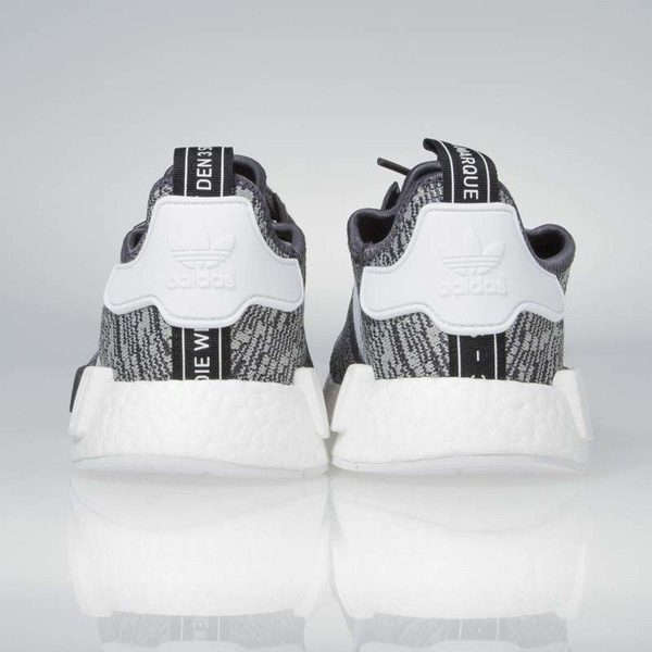 Sneakers buty Adidas Originals WMNS NMD_R1 utility black / footwear white / medium grey BY3035