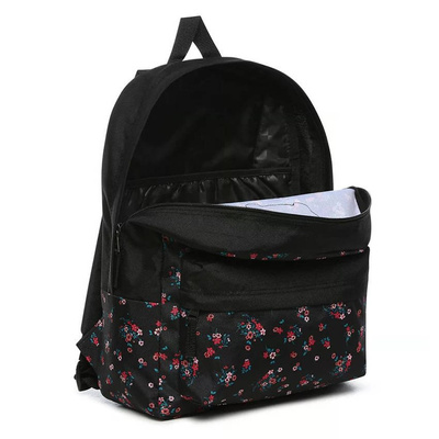 Vans Realm Backpack (floral print) black