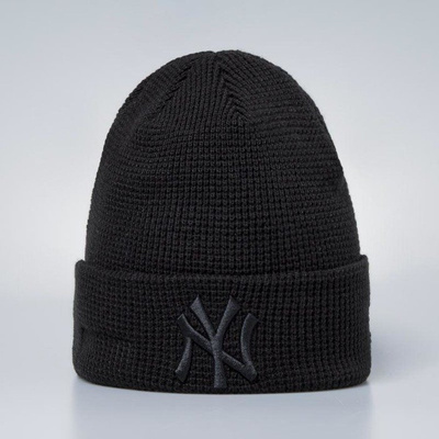 Beanie New Era Essential Waffle KN OSFA black 