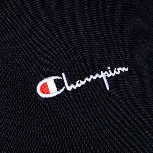 Bluza damska Champion Colour Block Popper Cropped Sweatshirt czarna