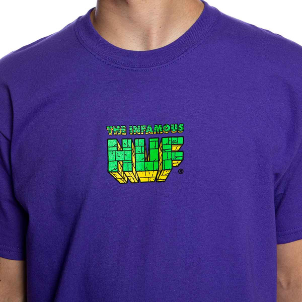 Koszulka HUF The Infamous Huf S/S Tee fioletowa