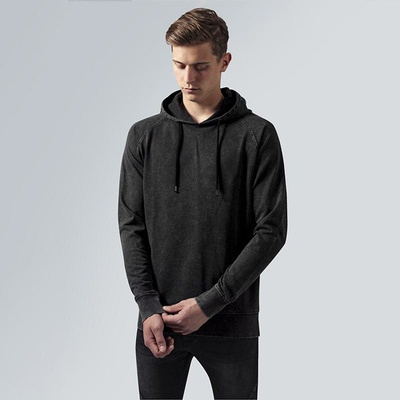 Urban Classics bluza Acid Wash Raglan Hoody dark grey TB1381
