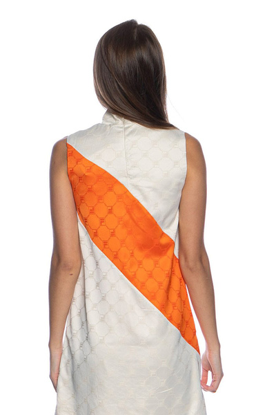 Sukienka Fila Hanako Satin Dress beżowa