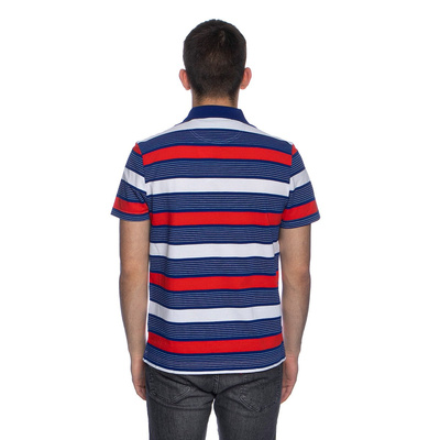 Koszulka Lacoste Men's Sport Striped Ultra Light Cotton niebieska