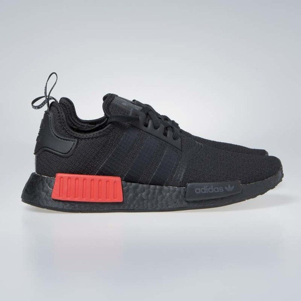 Sneakers buty Adidas Originals NMD_R1 core black / lush red (B37618)