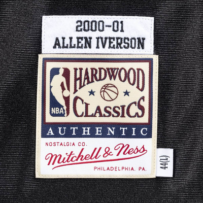 Koszulka Mitchell & Ness Philadelphia 76ers #1 Allen Iverson Authentic Jersey czarna