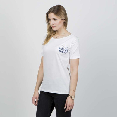 Harp Team WMNS t-shirt Royal Navy white