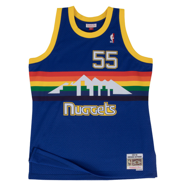 Koszulka Mitchell & Ness Denver Nuggets #55 Dikembe Mutombo blue Swingman Jersey
