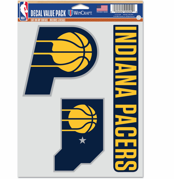 WinCraft NBA Multi Use 3 Fan Pack Indiana Pacers