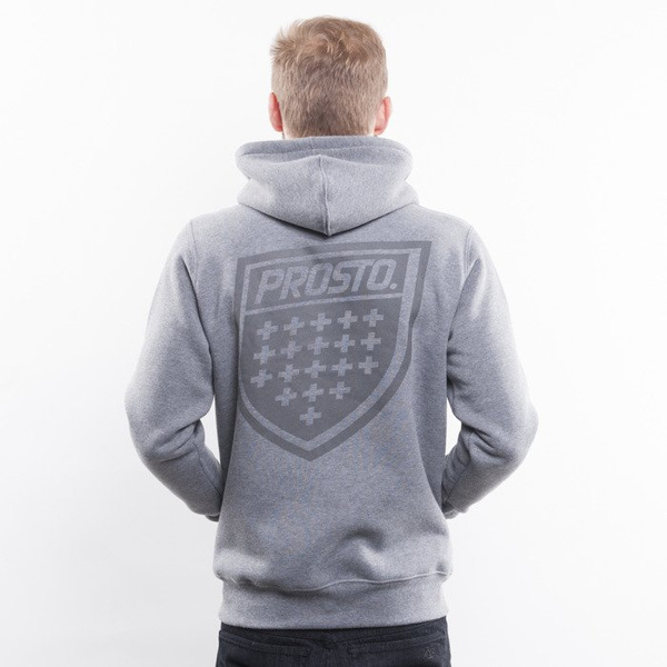 Prosto bluza Hoody Back Shield grey