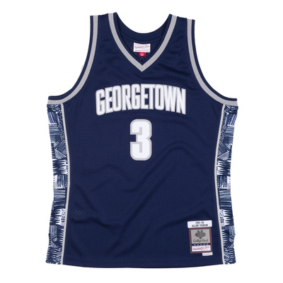Koszulka Mitchell & Ness Georgetown Hoyas #3 Allen Iverson granatowa Swingman Jersey 