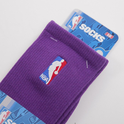 FBF skarpety NBA Logo purple A301