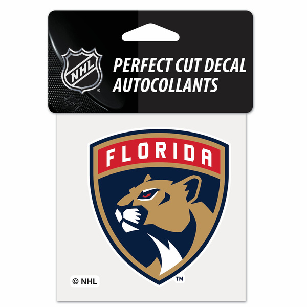 Naklejka WinCraft NHL Perfect Cut Color Decal 4x4 Florida Panthers
