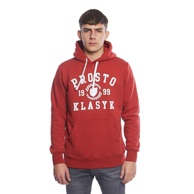 Bluza Prosto Klasyk Hoodie Akad bordo
