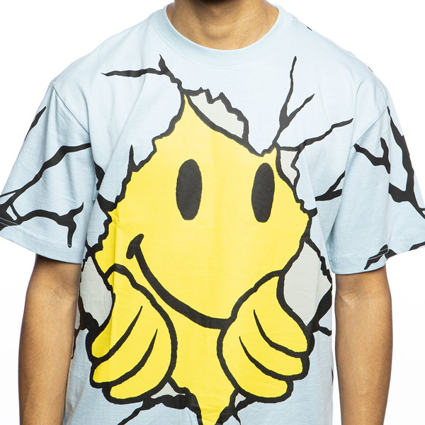 Koszulka Chinatown Market Smiley Dry Wall Breaker Tee niebieska
