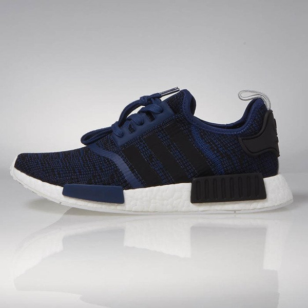 Sneakers buty Adidas Originals NMD_R1 mystery blue / core black / collegiate navy BY2775