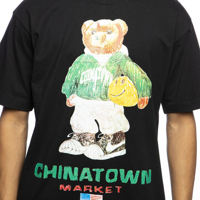 Koszulka Chinatown Market Smiley Sketch Basketball czarna