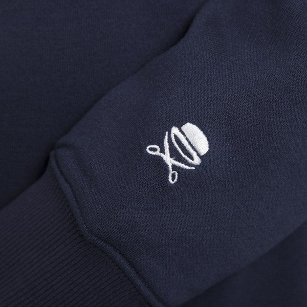 Cayler & Sons bluza Roll Light Smoke crewneck deep navy / white / blue leaves