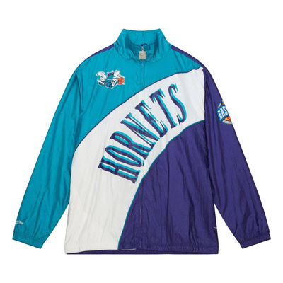 Kurtka Mitchell & Ness Charlotte Hornets Arched Retro Lined Windbreaker multi/white